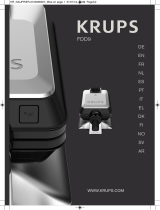 Krups FDD9 Manual do proprietário