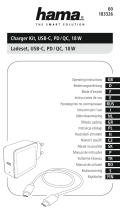 Hama PD/QC USB Type C Black (00183326) Manual do usuário