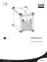 GYS PLASMA CUTTER 70A CT Manual do proprietário