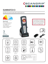 GYS Portable LED lamp SCANGRIP SUNMATCH 3 Manual do proprietário