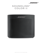 Bose SoundLink Color II Noir Manual do proprietário