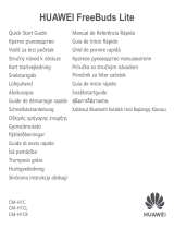 Mode d'Emploi pdf Huawei  FreeBuds Lite Manual do proprietário