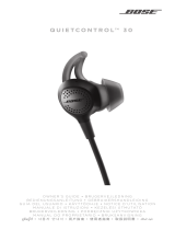 Bose QuietControl 30 wireless headphones Manual do proprietário