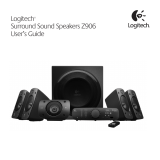 Logitech Z906 5.1 Surround Sound Speaker System - THX Manual do usuário