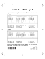 Epson PowerLite 78 Multimedia Projector Supplemental Information