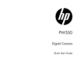 HP PW550 Digital Camera Guia rápido