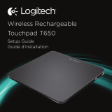 Logitech Wireless Rechargeable Touchpad T650 Manual do usuário