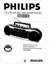 Philips AW 7250/00S Manual do usuário