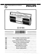 Philips D 8184 Manual do usuário