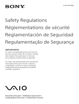 Sony SVF15325CBB Safety guide