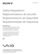 Sony SVT14117CBS Safety guide