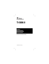Texas Instruments TI-5006 II Manual do usuário