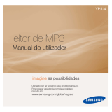 Samsung YP-U4JAB Manual do usuário