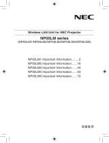 NEC NP-P474W Manual do usuário
