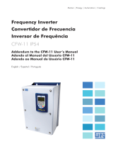 WEG Frequency Inverter Convertidor de Frecuencia Inversor de Frequência CFW-11 IP54 Manual do usuário