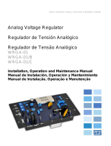 WEG Analog voltage regulator WRGA-01 Manual do usuário