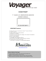 ASA Electronics VOM74WP Manual do usuário