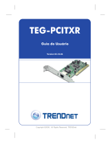 Trendnet TEG-PCITXR Guia de usuario