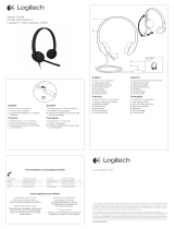 Logitech USB Headset H340 Guia rápido