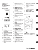 TCElectronic RUSH BOOSTER Manual do proprietário
