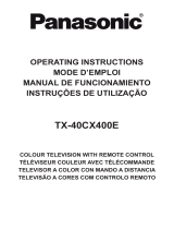 Panasonic TX48CX400E & TX-48CX400E Manual do usuário