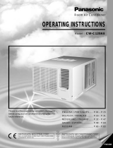 Panasonic CWC120AE Instruções de operação