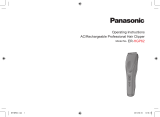 Panasonic ERHGP62 Instruções de operação