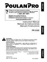 Poulan Pro PR2322 Manual do proprietário