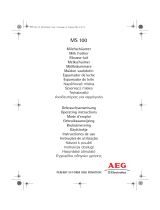 Aeg-Electrolux AEG MS 100 Manual do usuário