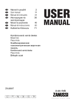 Zanussi ZXL636ITX Manual do usuário