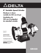 Delta Grinder GR450 Manual do usuário