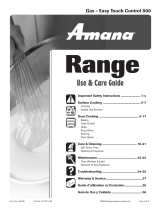 Amana Range AGR5835QDW Manual do usuário