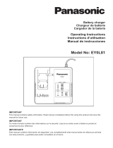 Panasonic Battery Charger EY0L81 Manual do usuário