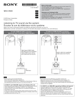 Sony MHC-V42D Manual do proprietário