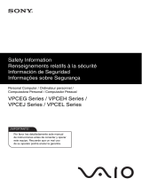 Sony VPCEH10EB Manual do proprietário