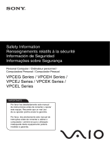 Sony VPCEG35FB Manual do proprietário
