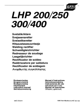 ESAB LHP 200, LHP 250, LHP 300, LHP 400 Manual do usuário