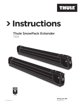 Thule SnowPack Extender Manual do usuário