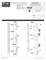 3M DBI-SALA® Railok 90™ Integrated Ladder Top Ladder Rail Gate 6000354, 1 EA Instruções de operação