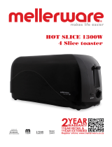 Mellerware HOT SLICE 1300W 24441 Manual do usuário