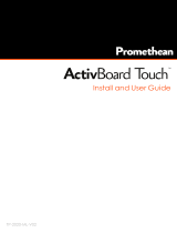promethean ActivBoard Touch 10T Series Guia de usuario