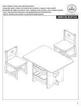 KidKraft Heart Table & Chair Set Assembly Instruction