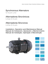 WEG Synchronous alternators G truck line Manual do usuário