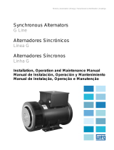 WEG Synchronous alternators G line Manual do usuário