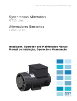 WEG Synchronous alternators - GT10 line Manual do usuário