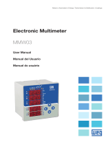 WEG MMW03 Serie Manual do usuário
