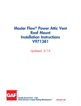 Master Flow ERV5 Guia de instalação