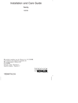 Kohler K-20195-36-F2 Guia de instalação