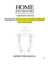 Home Decorators Collection 23444 Instruções de operação