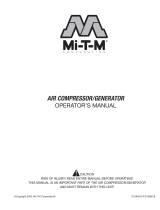 Mi-T-M Air Compressor-Generator Combination Manual do proprietário